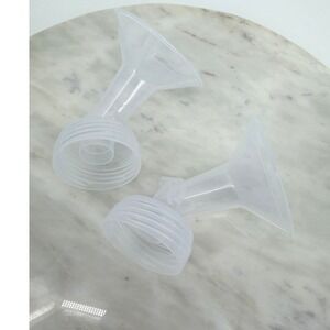 Spectra 28mm Breast Pump Flanges Set of 2 Clear